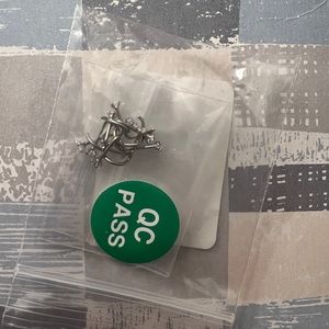 10 piece corkscrew nose ring studs.